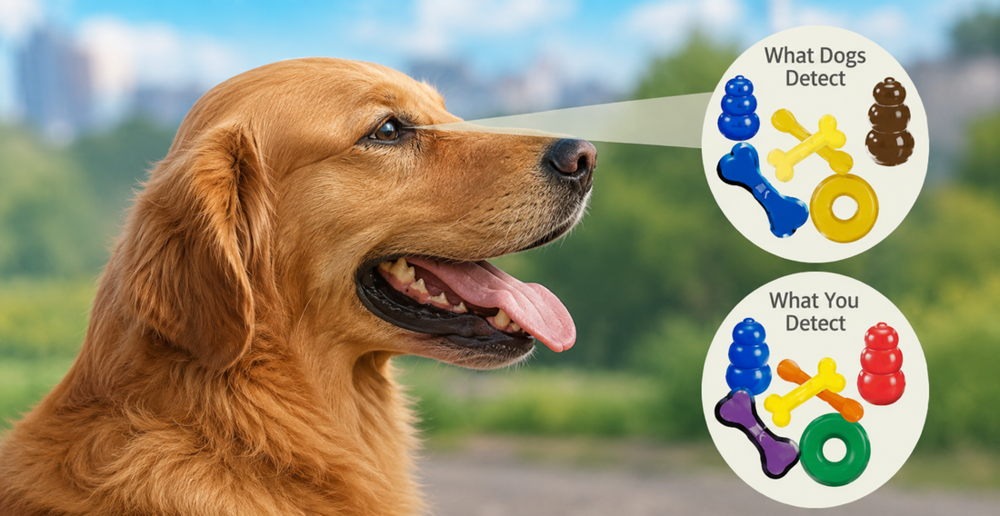 What Colours Can Dogs See? Choosing Toys Your Dog Can Actually Spot